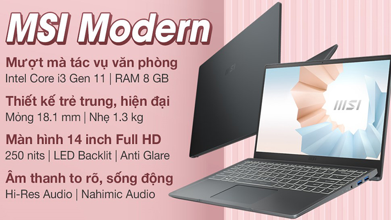 MSI Modern 14 B11MOU (1027VN)